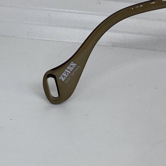 Vintage Zeiss MH Sunglasses Oversized 217 AC9 8073 Oval Yellow Frame 61-11-125 - Picture 9 of 9